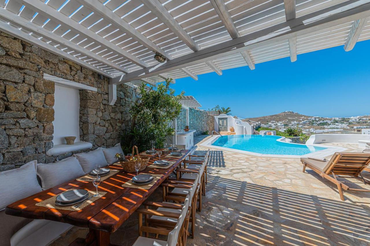 9 Muses Villas Mykonos Ornos  Exteriör bild