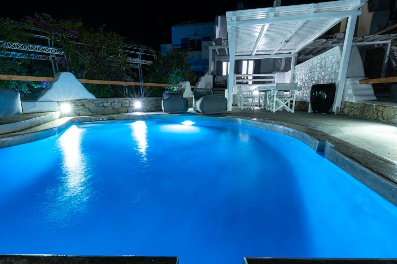 9 Muses Villas Mykonos Ornos  Exteriör bild