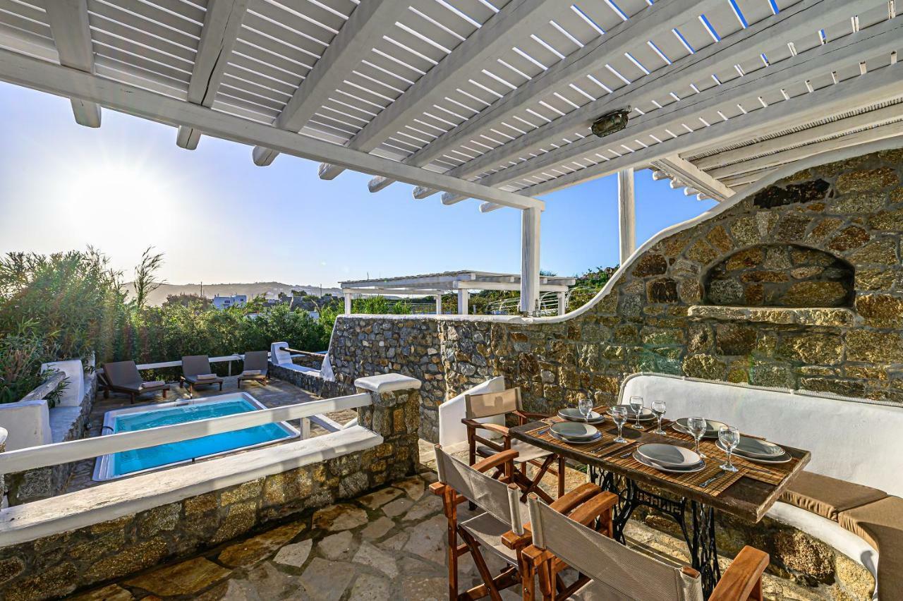 9 Muses Villas Mykonos Ornos  Exteriör bild