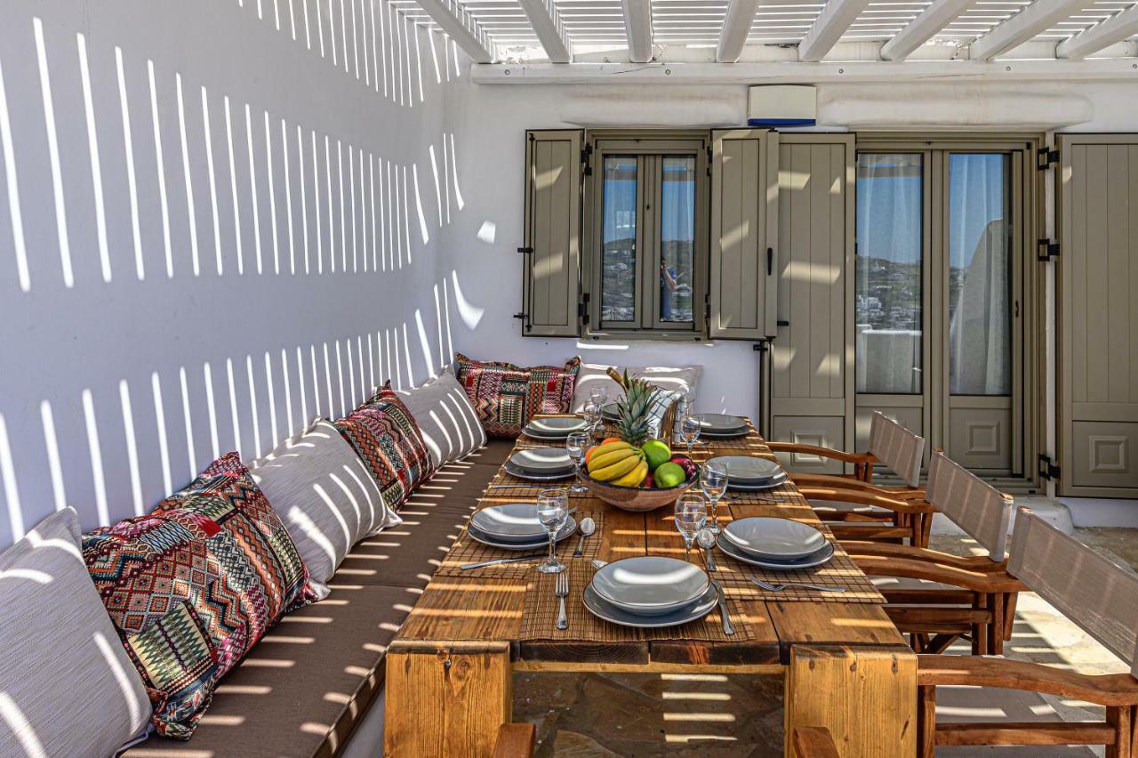 9 Muses Villas Mykonos Ornos  Exteriör bild