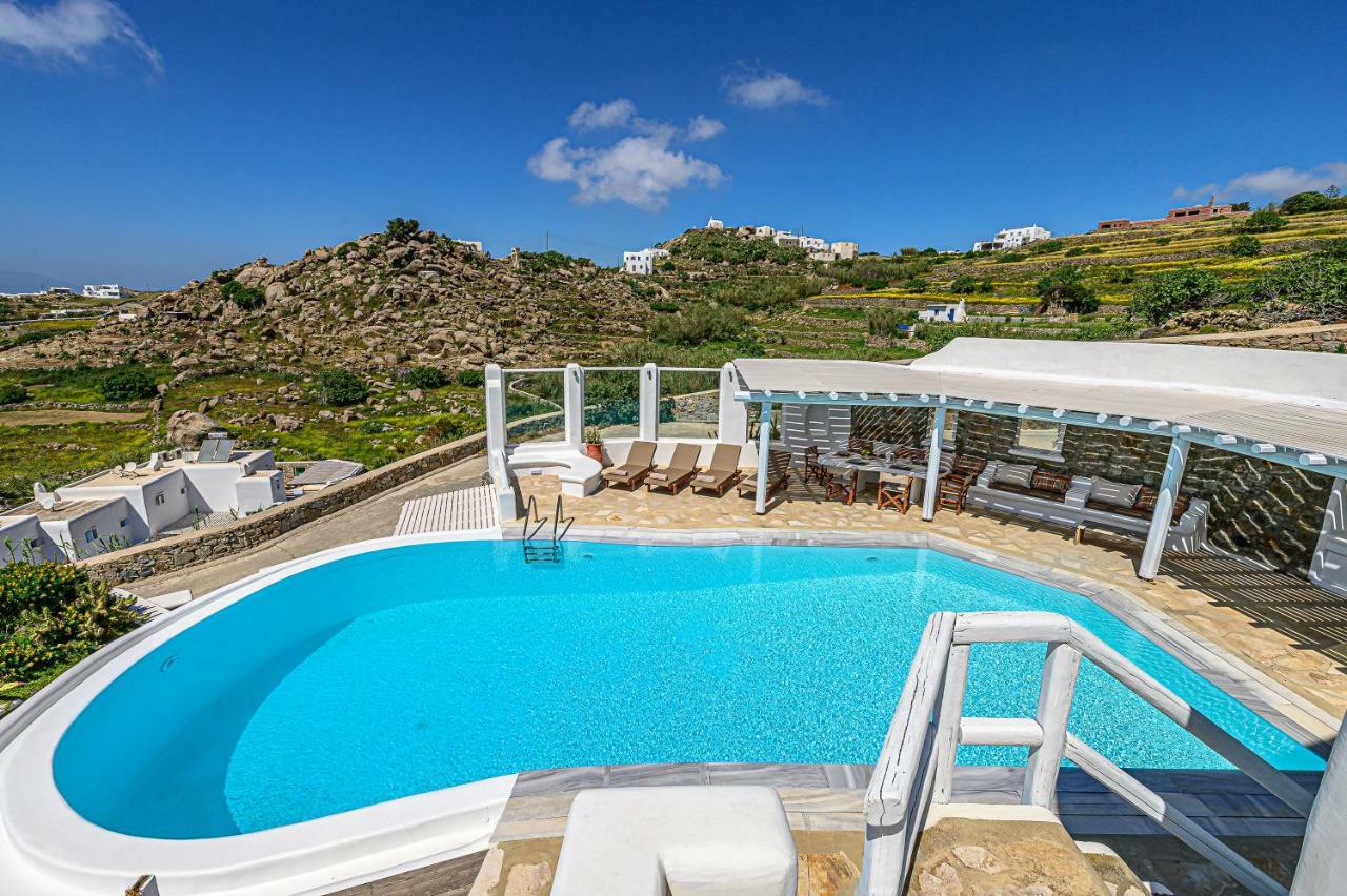 9 Muses Villas Mykonos Ornos  Exteriör bild