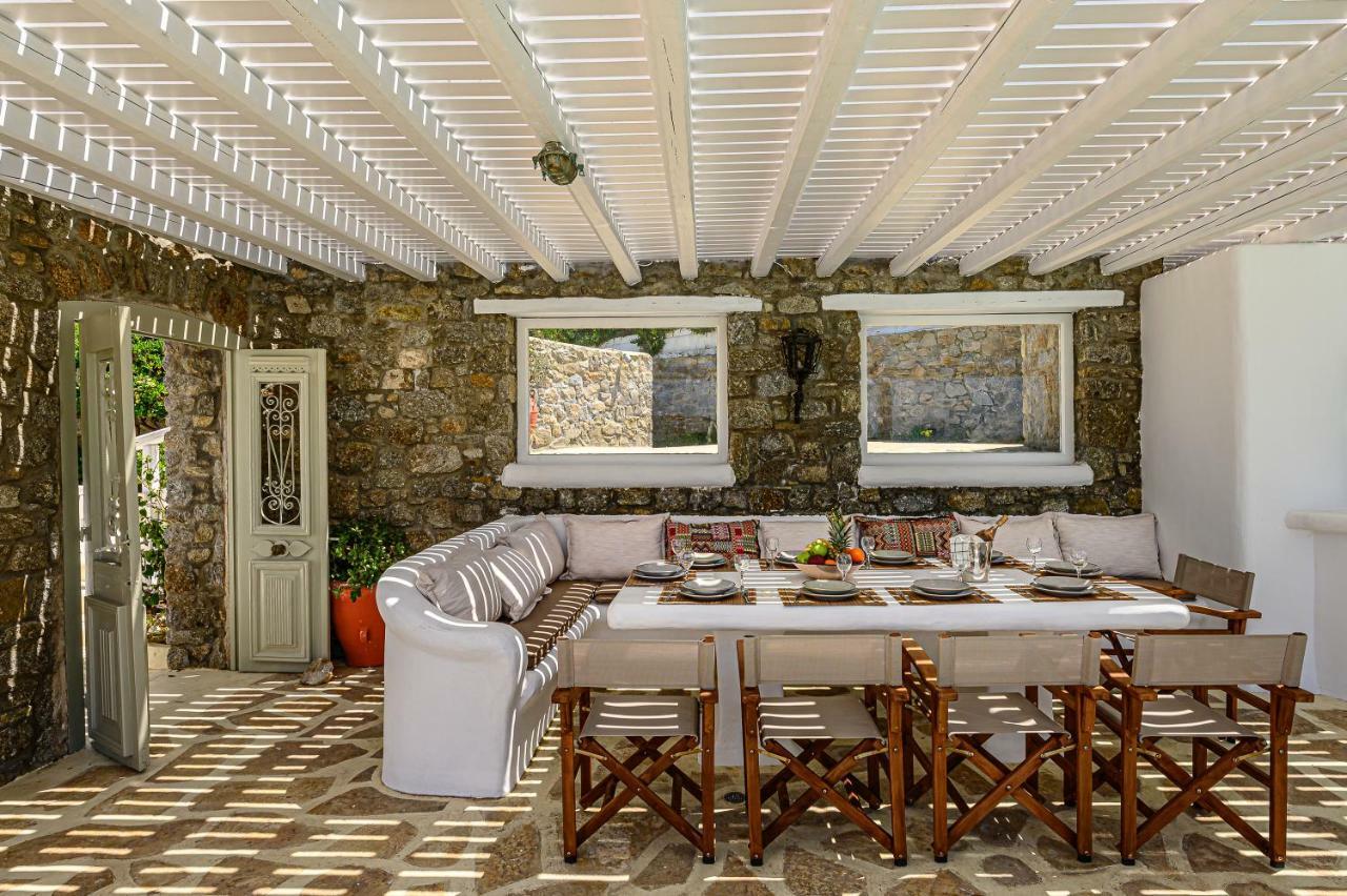 9 Muses Villas Mykonos Ornos  Exteriör bild