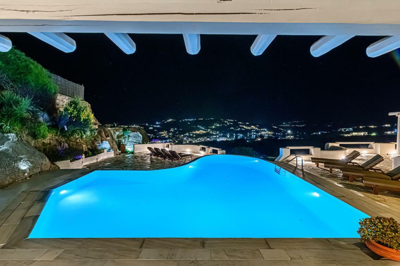 9 Muses Villas Mykonos Ornos  Exteriör bild