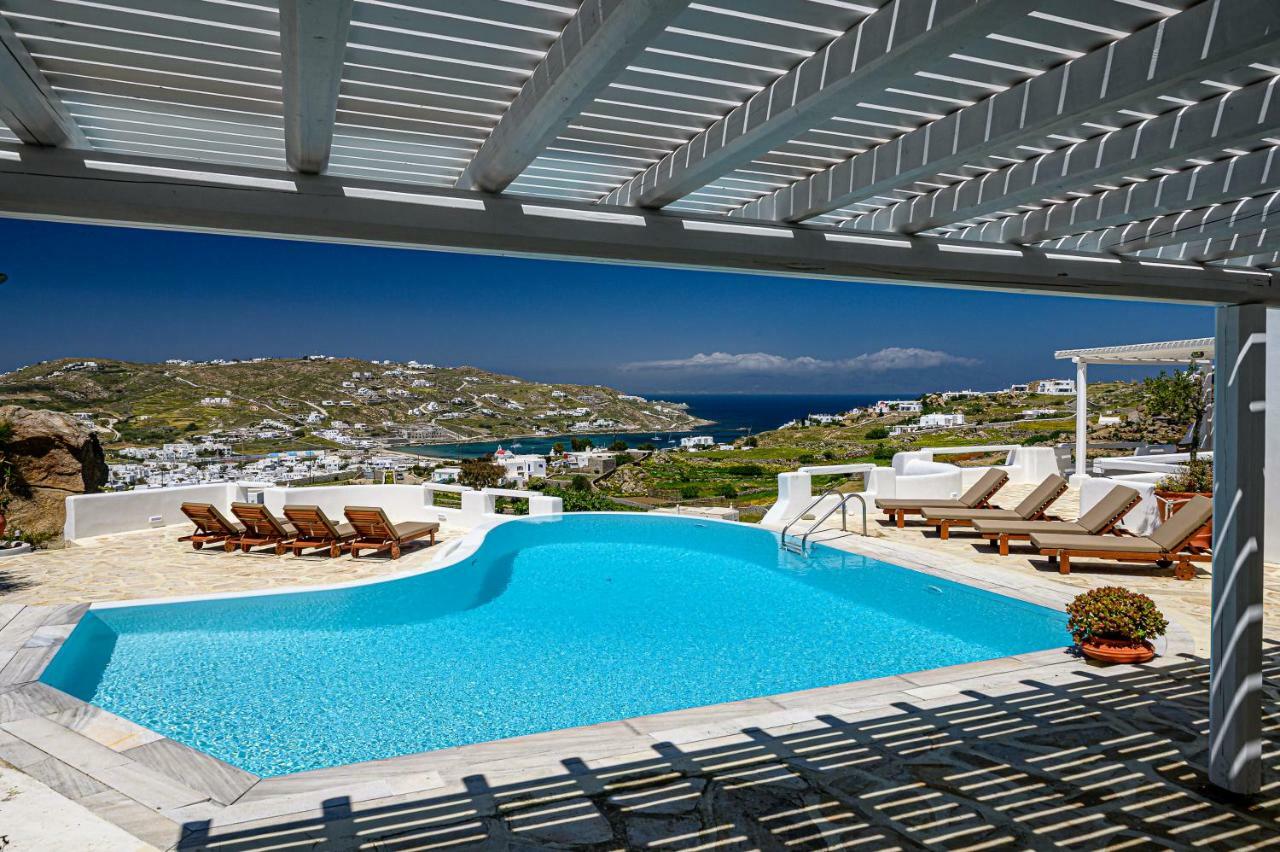 9 Muses Villas Mykonos Ornos  Exteriör bild
